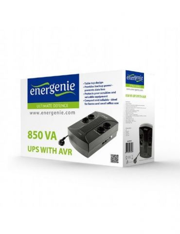 Ups gembird line int.  brick 850va/510w avr schuko x 4 1 x baterie 12v/8ah led back-up 1 - 10 min. eg-ups-002 (include tv 8 lei)
