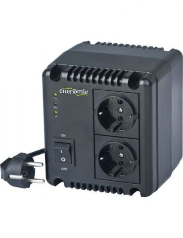 Avr gembird  1000va/ 600w 2 x socket schuko indicatie status cu led sinusoida pura eg-avr-1001i)  (include tv 3 lei) Gembird - 1 - Tik.ro