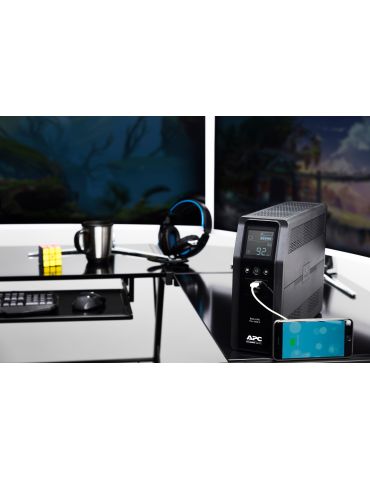 APC BR1600SI surse neîntreruptibile de curent (UPS) Line-Interactive 1,6 kVA 960 W 8 ieșire(i) AC Apc - 7
