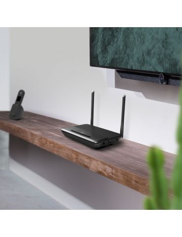 TP-Link TD-W9960V router wireless Gigabit Ethernet Bandă unică (2.4 GHz) 4G Negru Tp-link - 4