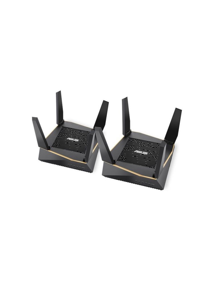 ASUS AiMesh AX6100 router wireless Gigabit Ethernet Tri-band (2.4 GHz / 5 GHz / 5 GHz) 4G Negru