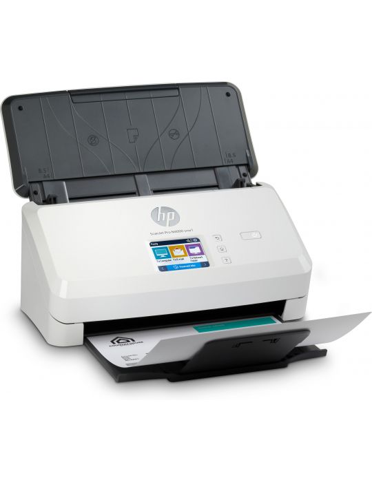 HP Scanjet Pro N4000 snw1 Sheet-feed Scanner Sheet-fed scaner 600 x 600 DPI A4 Negru, Alb Hp - 3