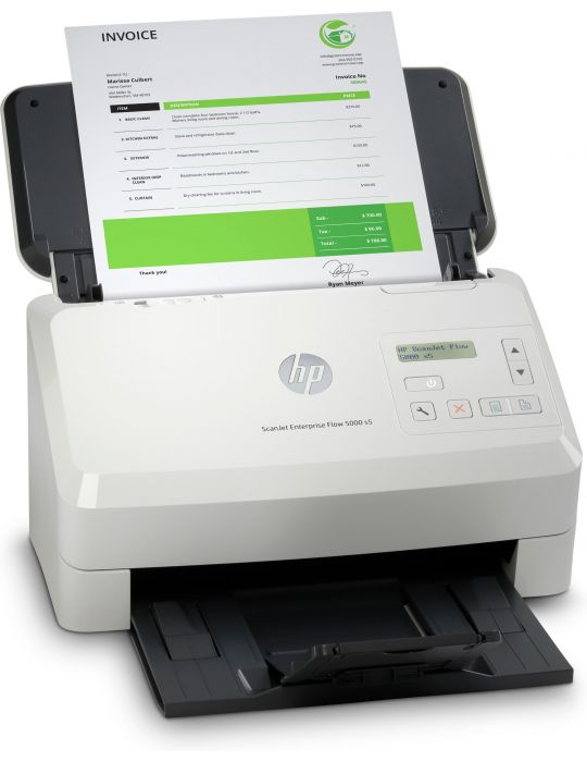 HP Scanjet Enterprise Flow 5000 s5 Sheet-fed scaner 600 x 600 DPI A4 Alb Hp - 3