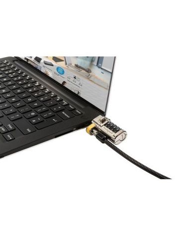 DELL 461-AAEU cabluri cu sistem de blocare Negru, Din oţel inoxidabil 1,8 m Dell - 1