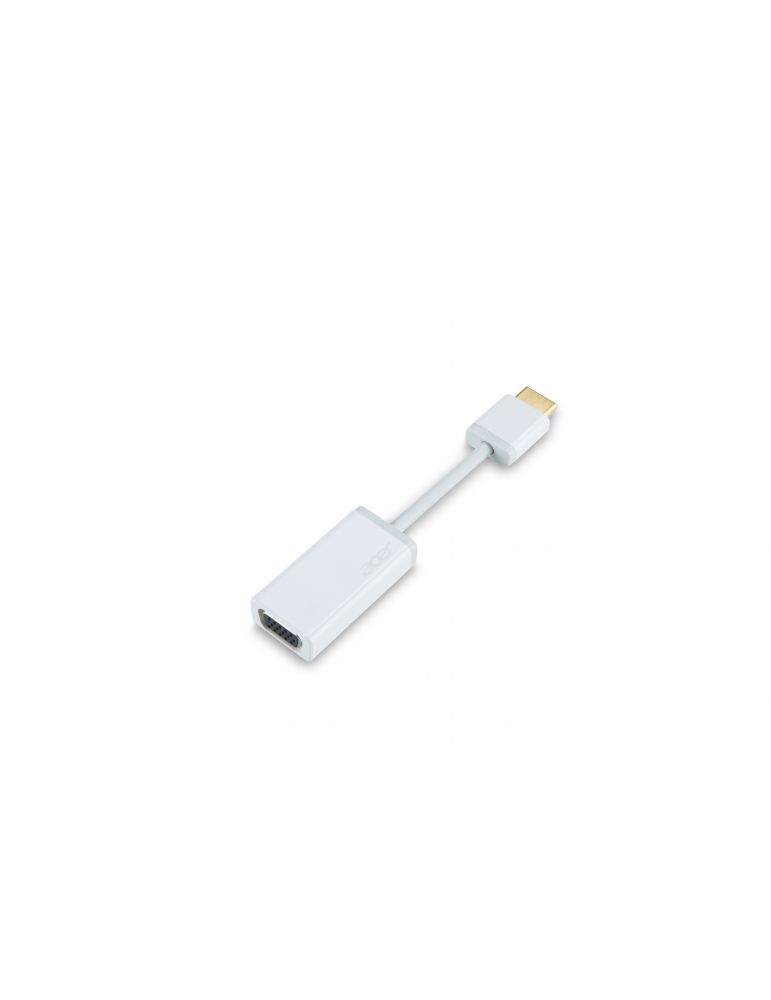 Acer NP.CAB1A.001 adaptor pentru cabluri video 0,15 m VGA (D-Sub) HDMI Tip A (Standard) Alb