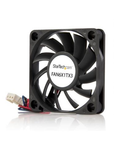 StarTech.com FAN6X1TX3 sistem răcire computer Carcasă calculator Distracţie 6 cm Negru StarTech.com - 1 - Tik.ro
