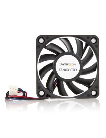 StarTech.com FAN6X1TX3 sistem răcire computer Carcasă calculator Distracţie 6 cm Negru StarTech.com - 3