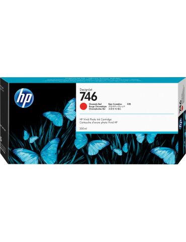 HP 746 300-ml Chromatic Red DesignJet Ink Cartridge Hp - 1 - Tik.ro