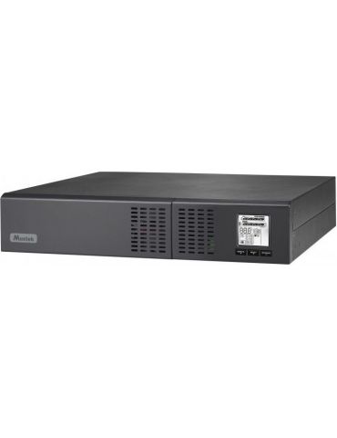 Ups mustek line int. cu sinusoida pura  3000va/ 2700w avr 8 x socket iec display lcd 6 x baterie 12v/7ah backup 3.5-12min incarc