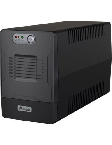 Ups mustek line int. cu management  led  2000va/ 1200w avr 4 x socket schuko status cu led 2 x baterie 12v/9ah backup: 35s- 45 m