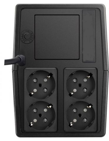Avr mustek  1000va/ 500w 3 x socket schuko indicatie status cu led powermate 1000 1000-led-avr-t10 (include tv 3 lei) Mustek - 1