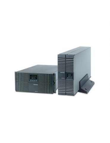 Ups socomec online cu sinusoida pura  5000va/ 4500w avr iesire terminal block display lcd 16x baterie192v/5ah backup 8m usb rs23 - Tik.ro