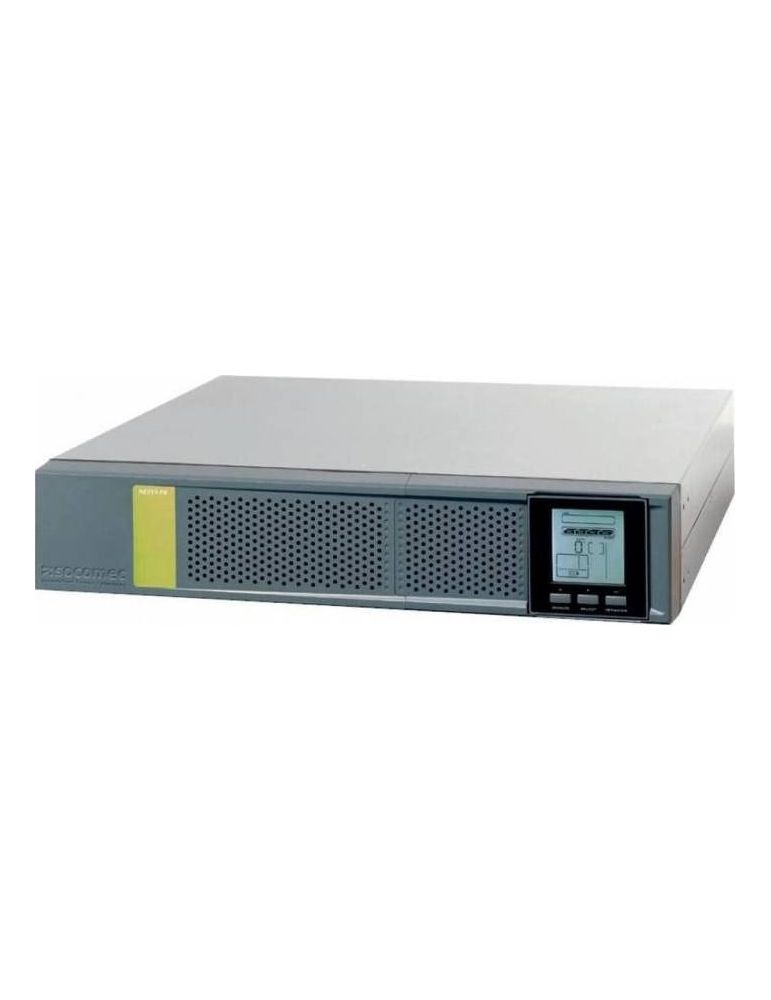 Ups socomec line int. cu sinusoida pura rack 1100va/ 880w avr 8 x socket iec display lcd 2 x baterie 24v/9ah backup 8m incarc.