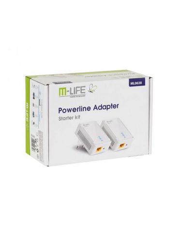 Adaptor powerline 200mbps m-life M-life - 1