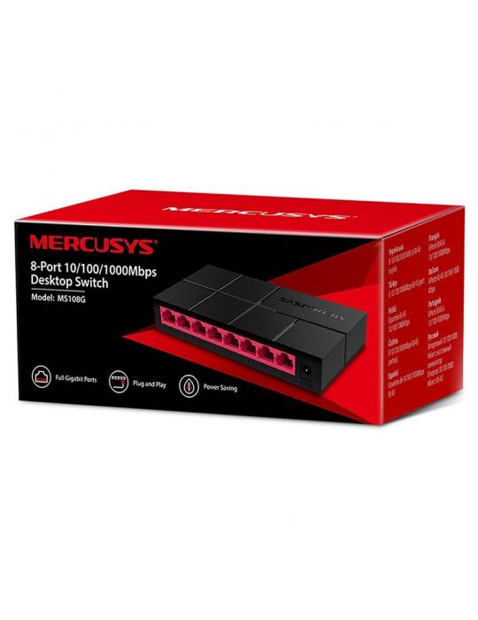 Switch 8 porturi 10/100/1000mbps mercusys Mercusys - 1