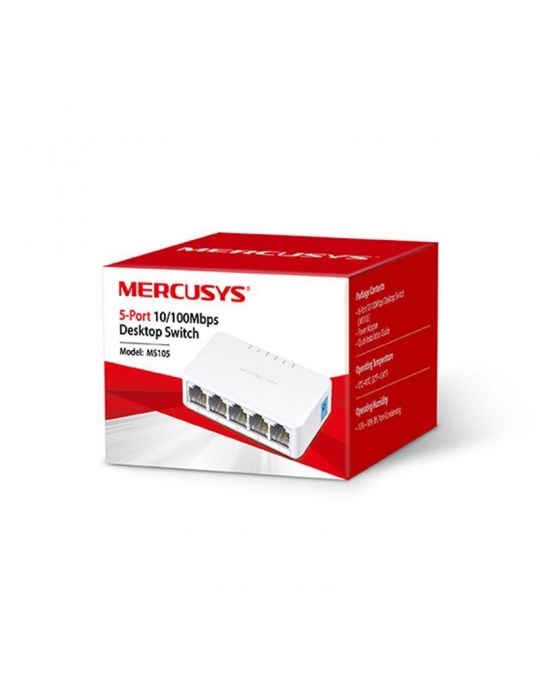 Switch 5 porturi 10/100mbps ms105 mercusys Mercusys - 1