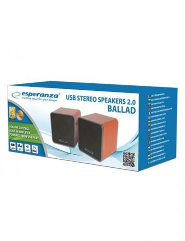 Boxe 2.0 usb ballad esperanza Esperanza - 1
