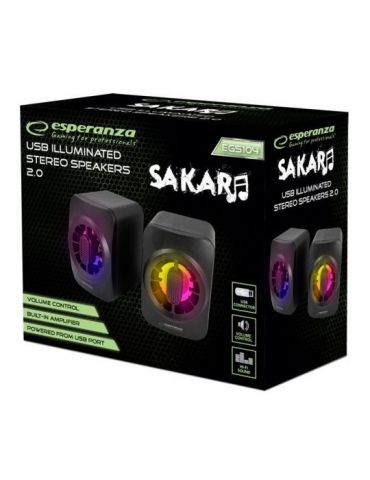 Set difuzoare usb 2.0 rainbow esperanza Esperanza - 1
