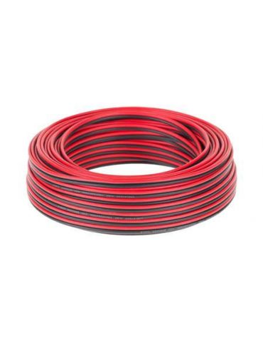 Cablu difuzor cca 2x0.75mm rosu/negru 25m  - 1 - Tik.ro