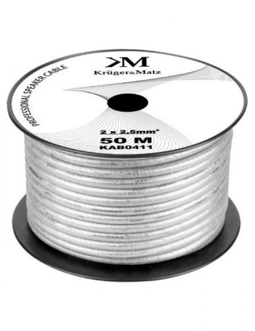 Cablu difuzor ofc 2x2.50mm+ecran krugersimatz Kruger matz - 1 - Tik.ro
