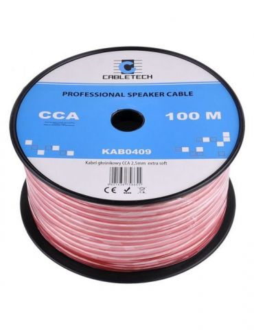 Cablu difuzor super flexibil cca 2x2.50mm 100 Cabletech - 1