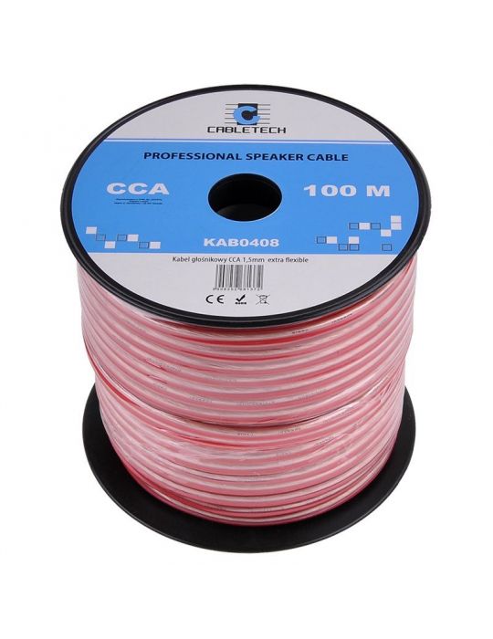 Cablu difuzor super flexibil cca 2x1.50mm 100 Cabletech - 1