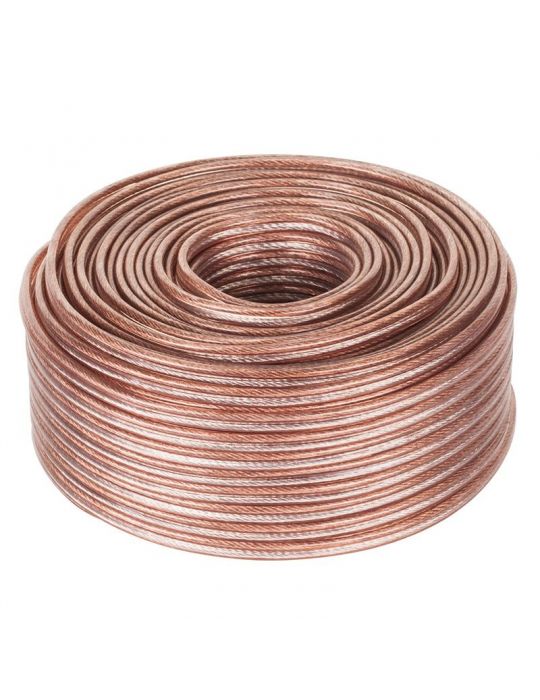 Cablu difuzor cca 2x4mm transp  - 1