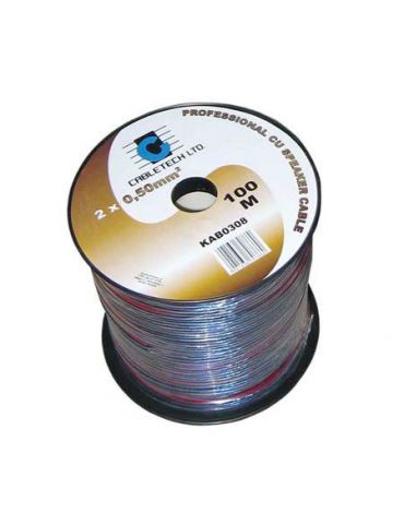 Cablu difuzor 2x2.5 albastru ofc 100m Cabletech - 1 - Tik.ro