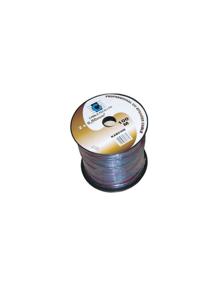 Cablu difuzor 2.0mm cu tranparent albastru