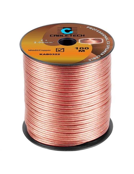 Cablu difuzor 2.0mm cu transparent  - 1