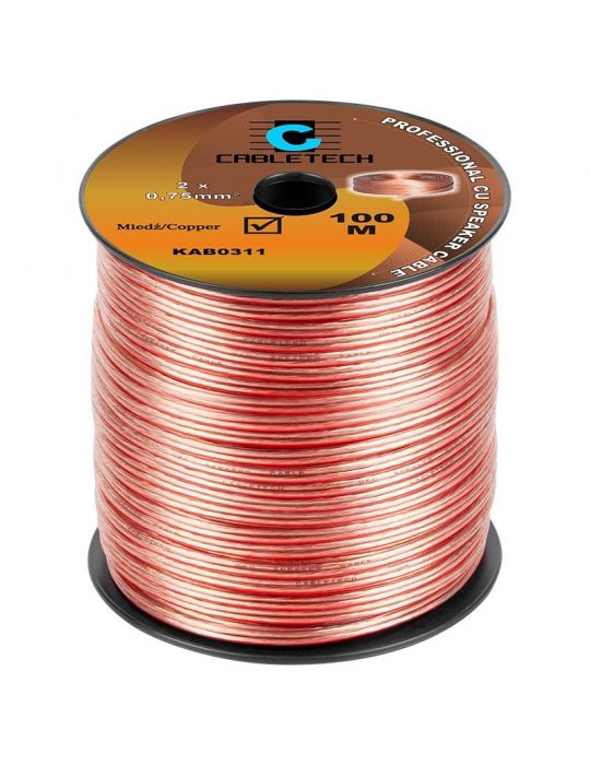 Cablu difuzor 0.75mm cu transparent  - 1