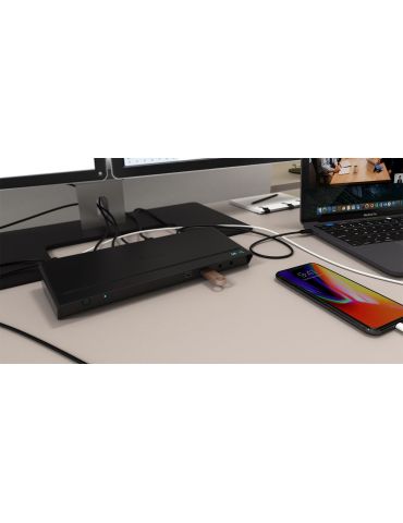 i-tec CATRIPLE4KDOCKPD stații de andocare și replicatoare de porturi pentru calculatoare portabile Prin cablu USB 3.2 Gen 1 I-te