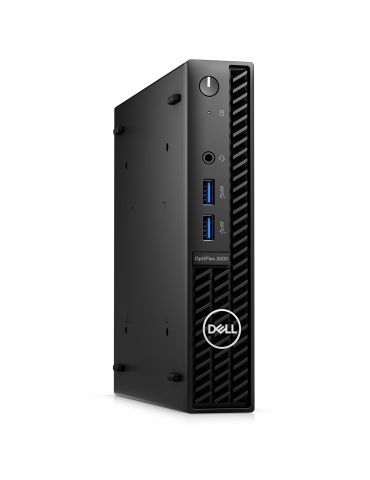 DELL OptiPlex 3000 i5-12500T MFF Intel® Core™ i5 16 Giga Bites DDR4-SDRAM 256 Giga Bites SSD Windows 10 Pro Mini PC Negru Dell - - Tik.ro