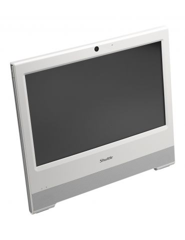 Shuttle XPC All In One PC POS X508 (white) Intel® Celeron® 39,6 cm (15.6") 1366 x 768 Pixel Ecran tactil 4 Giga Bites Shuttle - 