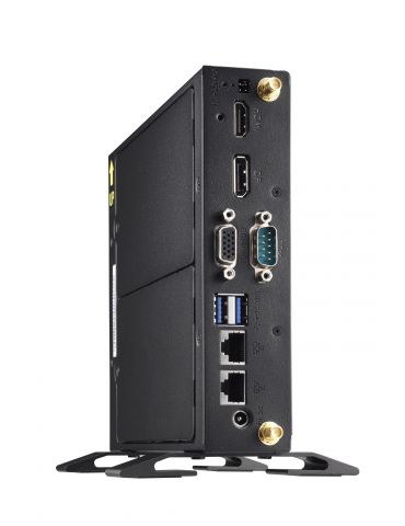 Shuttle XPC slim POS DS200 5205U Slim PC Intel® Celeron® 4 Giga Bites DDR4-SDRAM 128 Giga Bites SSD Mini PC Negru Shuttle - 2