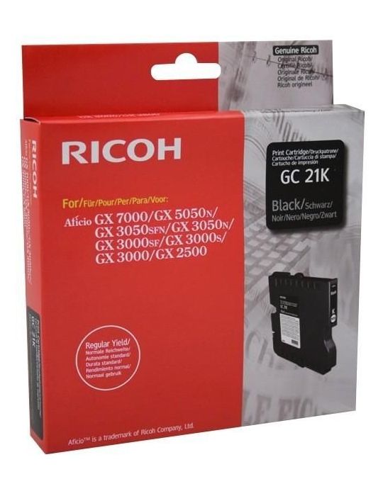 Toner original ricoh black gc-21k pentru gx 3000|5050n 1.5k incl.tv 0.8 ron 405532 Ricoh - 1