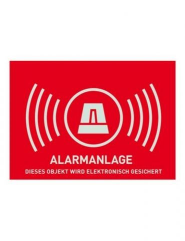 ABUS - security system warning sticker Abus - 1 - Tik.ro