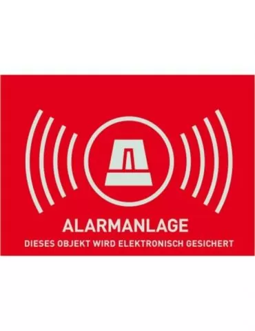 ABUS warning sticker alarm - 74 x 52.5 mm Abus - 1 - Tik.ro