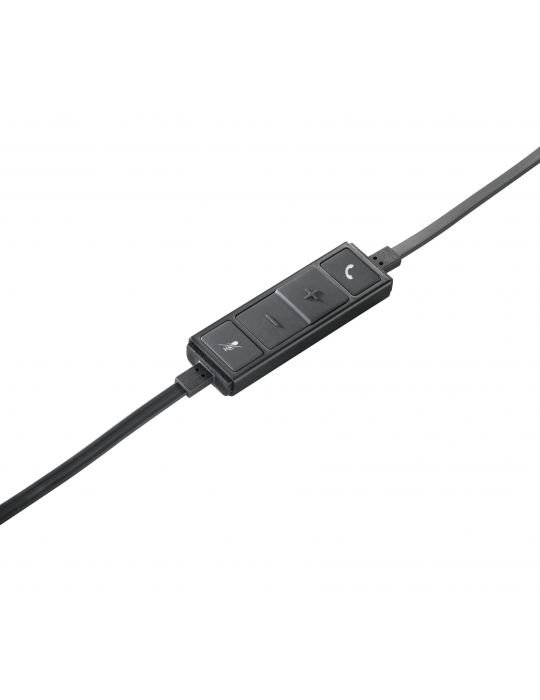 Logitech H650e Căști Prin cablu Bandă de fixare pe cap Birou/Call center USB Tip-A Negru, Argint Logitech - 3