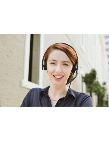 Logitech H650e Căști Prin cablu Bandă de fixare pe cap Birou/Call center USB Tip-A Negru, Argint Logitech - 4