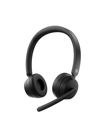 Microsoft Modern Wireless Headset Căști Fără fir Bandă de fixare pe cap Birou/Call center Bluetooth Negru Microsoft - 1 - Tik.ro