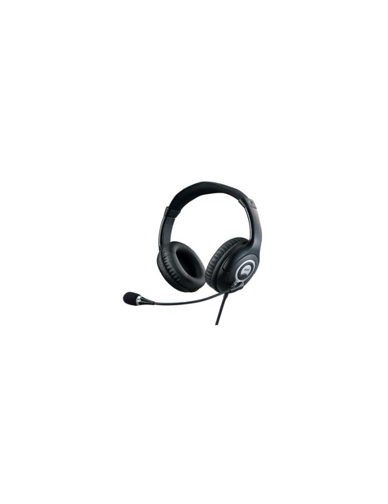 Acer GP.HDS11.00T cască audio & cască cu microfon Căști Prin cablu Bandă de fixare pe cap Negru, Gri