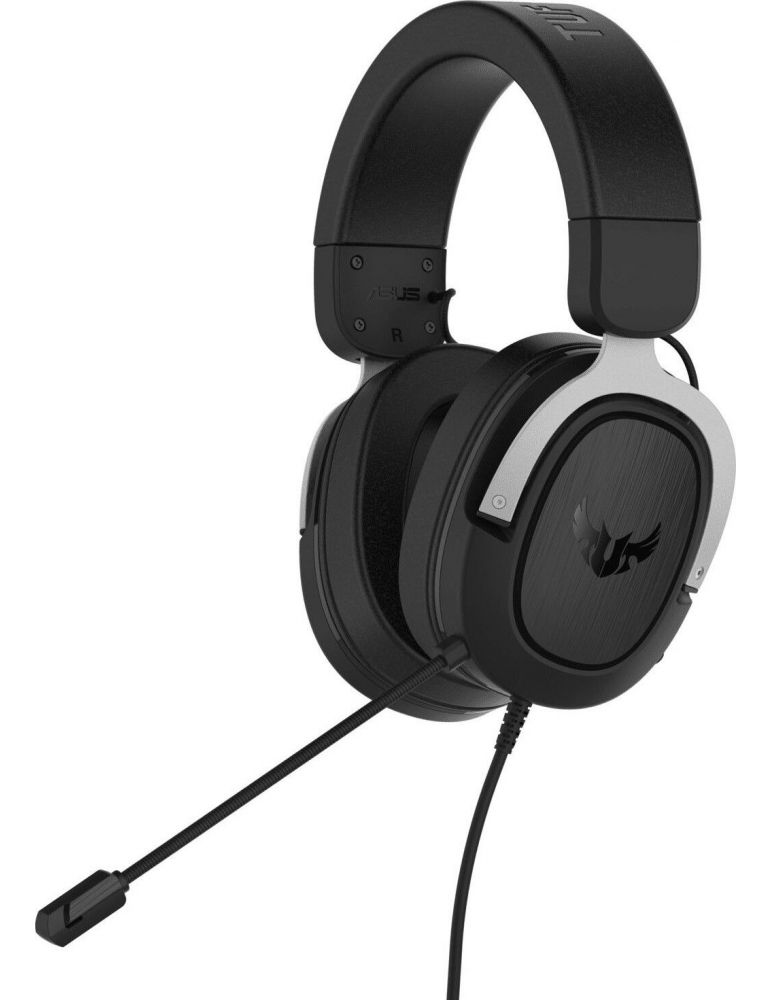 ASUS TUF Gaming H3 Căști Prin cablu Bandă de fixare pe cap Negru, Gri