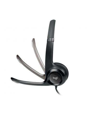 Logitech H390 USB Computer Headset Căști Prin cablu Bandă de fixare pe cap Birou/Call center USB Tip-A Negru Logitech - 4