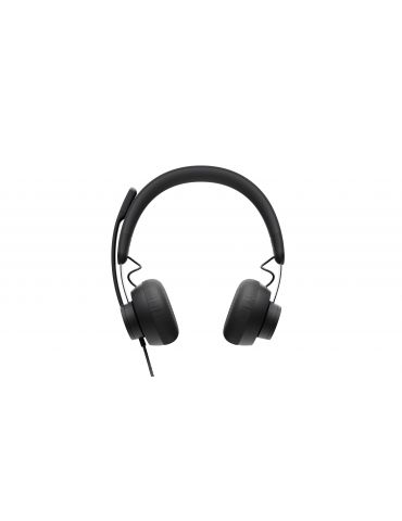 Logitech Zone Căști Prin cablu Bandă de fixare pe cap Apeluri/Muzică USB tip-C Grafit Logitech - 2