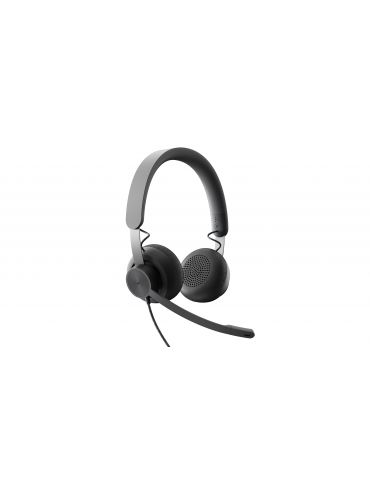 Logitech Zone Căști Prin cablu Bandă de fixare pe cap Apeluri/Muzică USB tip-C Grafit Logitech - 3