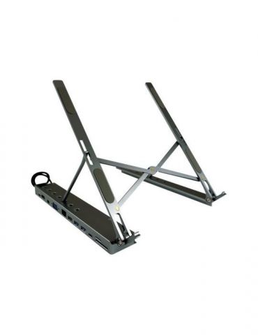 LC-Power Notebook Stand with Multi Hub LC-HUB-C-MULTI-STAND - Anthracite Lc-power - 1 - Tik.ro