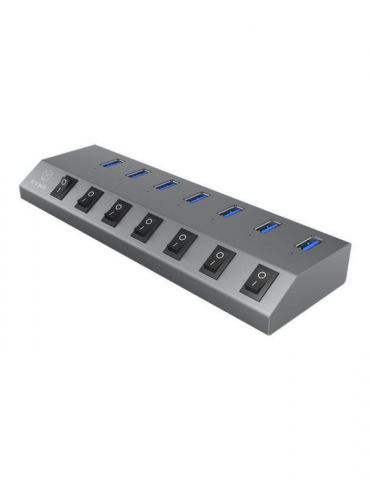 ICY BOX IB-HUB1701-C3 - hub - 7 ports Raidsonic - 1 - Tik.ro