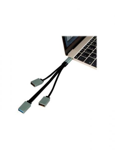 LogiLink USB-C hub 3-Port - hub - 3 ports Logilink - 1