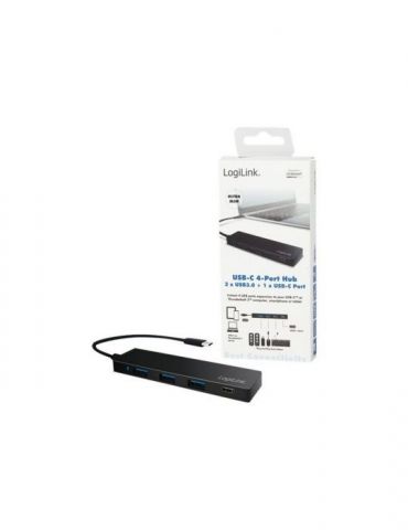 LogiLink Ultra-slim USB-C 3.1 hub - hub - 4 ports Logilink - 1 - Tik.ro